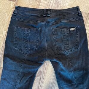 Burberry Brit Westbourne Authentic Black Skinny Jeans Ankle Stretch Size 30